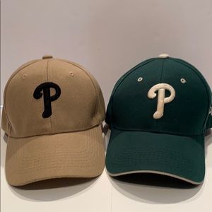 2 PHILLIES Baseball caps
